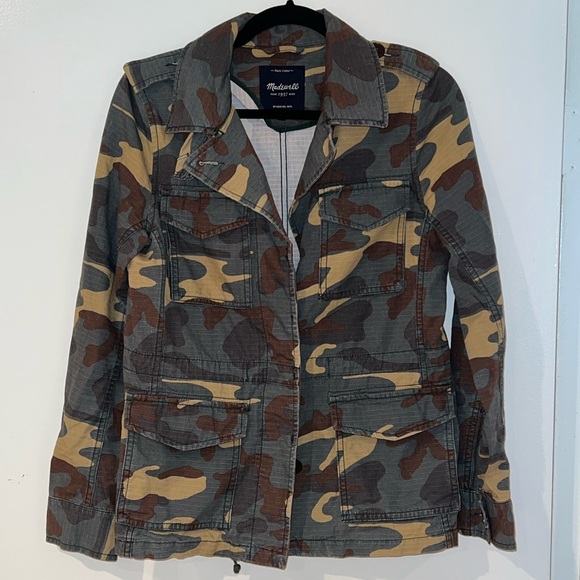 MADEWELL Camouflage utility jacket S - Picture 3 of 8